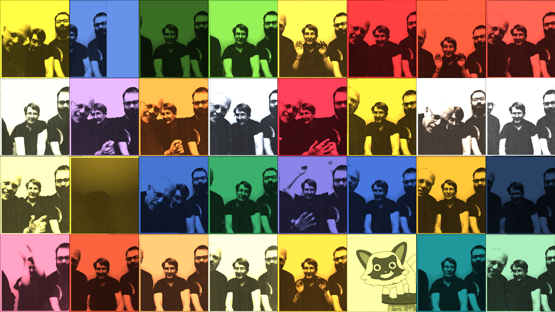 Art generated by Andy Warhol’s Photobooth